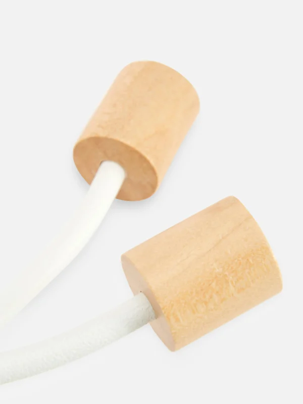 Lot De 2 Porte-manteaux à Bouton En Bois