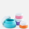 Lot De 4 Pots De Voyage En Silicone