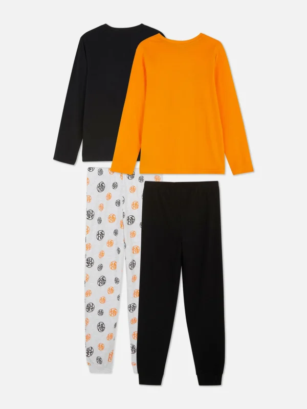 Lot De 2 Pyjamas à Manches Longues Dragon Ball Z