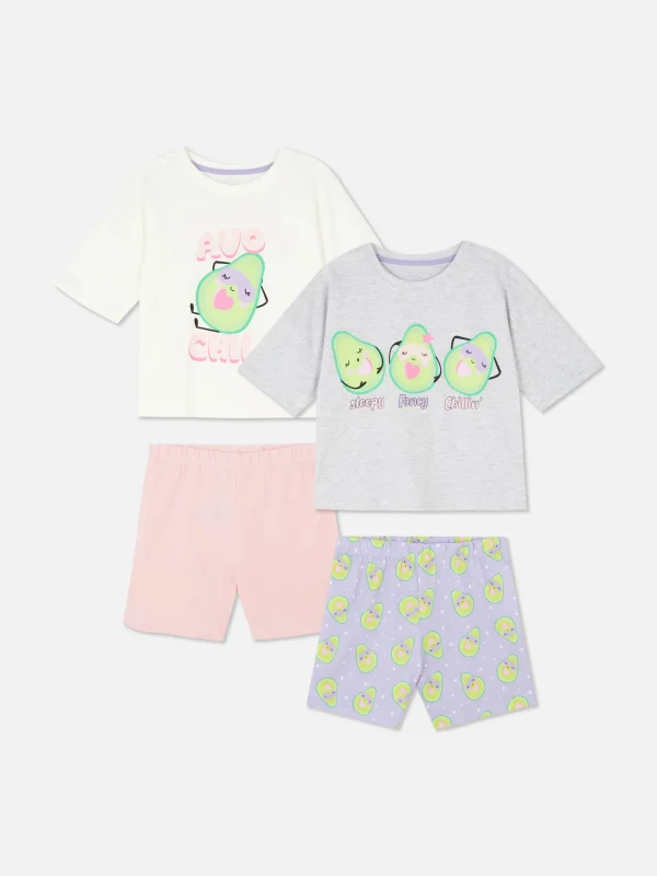 Lot De 2 Pyjamas Graphiques à Motif Avocat