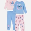 Lot De 2 Pyjamas Longs Disney Stitch & Angel