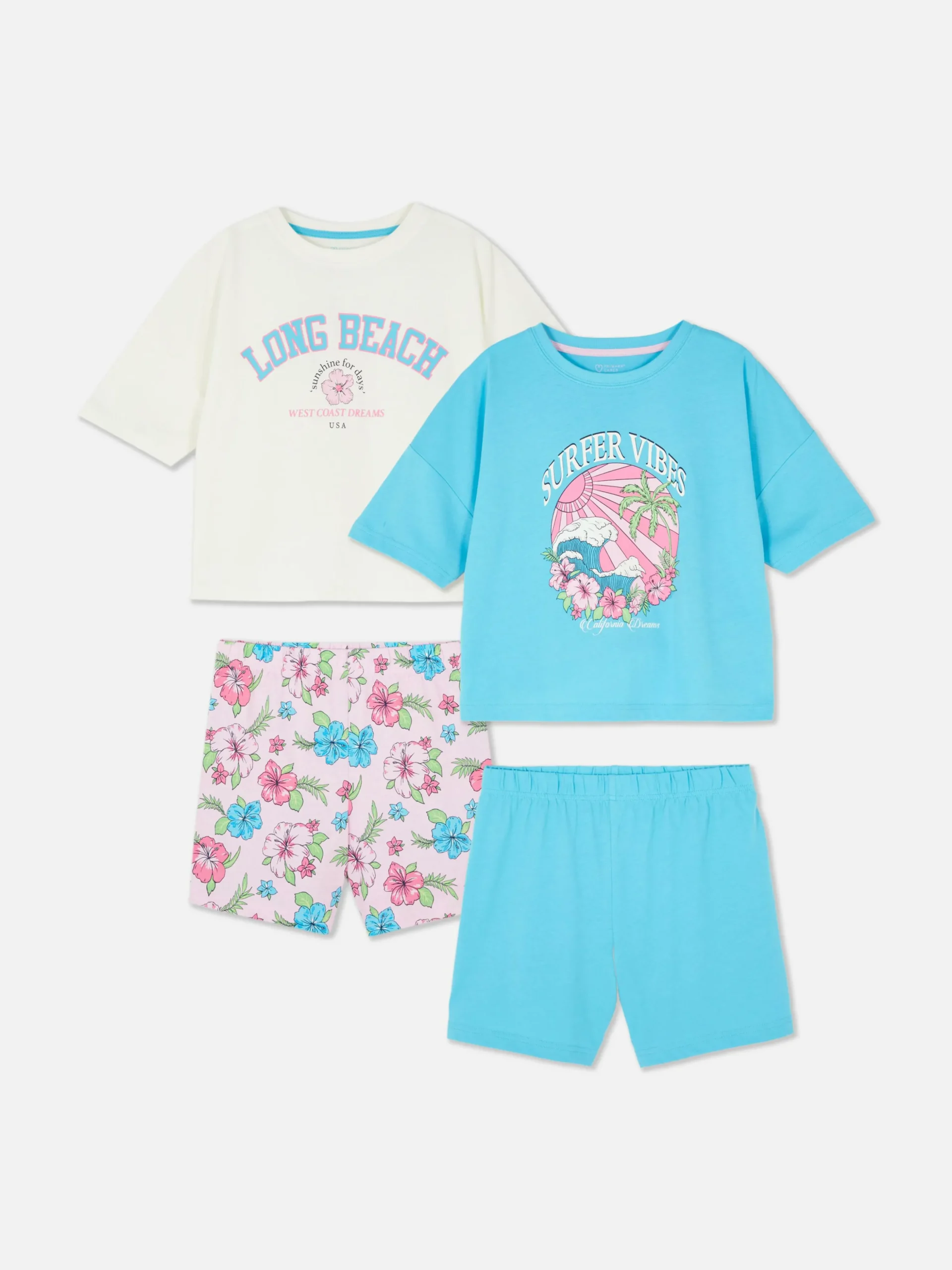 lot_de__pyjamas_short_gra_0.webp Lot De 2 Pyjamas Short Graphiques