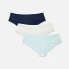 Lot De 3 Shortys Bordés De Dentelle