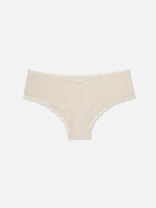 Lot De 3 Shortys Bordés De Dentelle