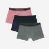 Lot De 3 Shortys Effet Chiné