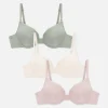 Lot De 3 Soutiens-gorge Push-up En Microfibre