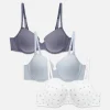 Lot De 3 Soutiens-gorge Tendance à Bonnets Moulés