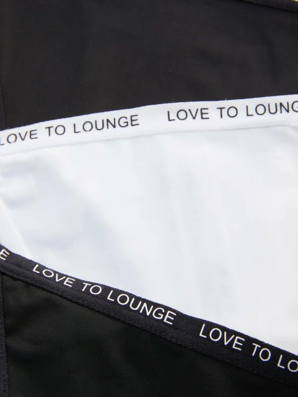 Lot De 3 Strings En Microfibre