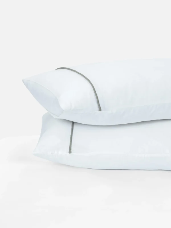 Lot De 2 Taies D'oreiller à Contraste