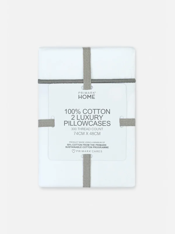 Lot De 2 Taies D'oreiller à Contraste