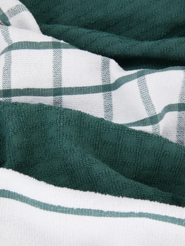 Lot De 4 Torchons En Coton éponge