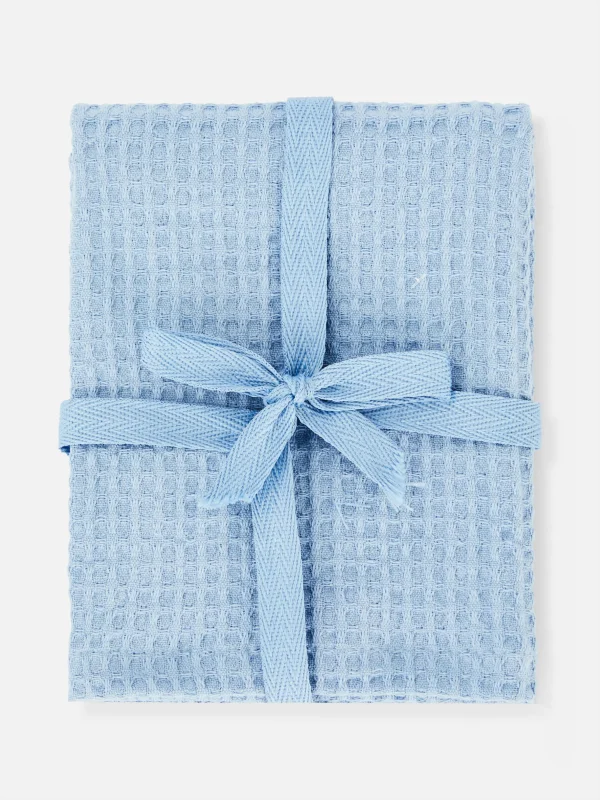 Lot De 4 Torchons Gaufrés