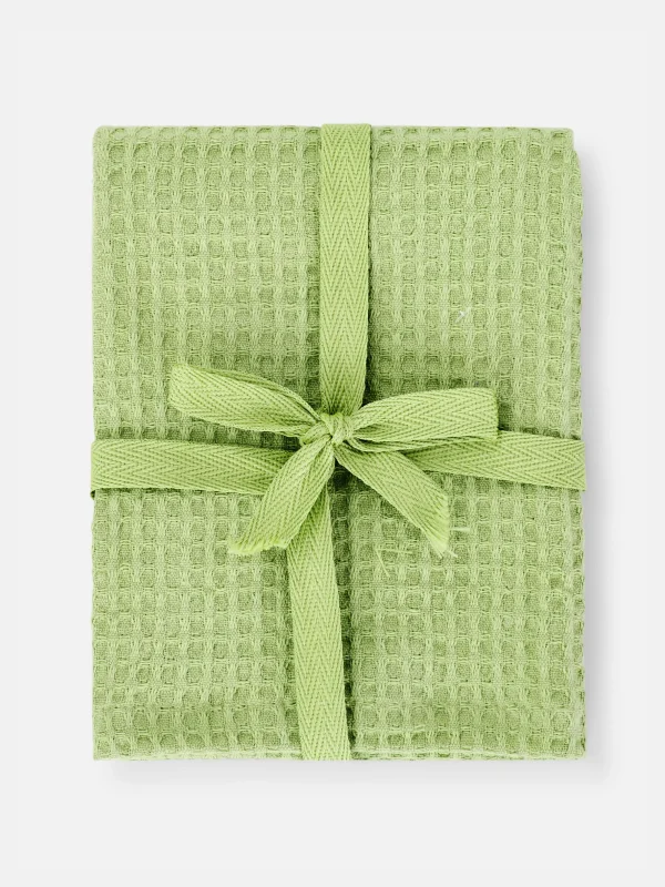 Lot De 4 Torchons Gaufrés