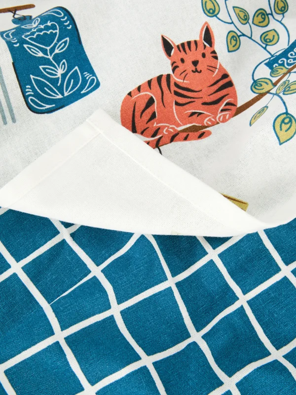 Lot De 2 Torchons Imprimés