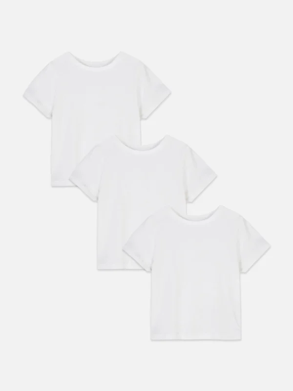 Lot De 3 T-shirts à Manches Courtes