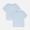 Lot De 2 T-shirts D'école à Manches Courtes