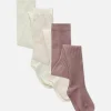 Lot De 3 collants Côtelés Variés