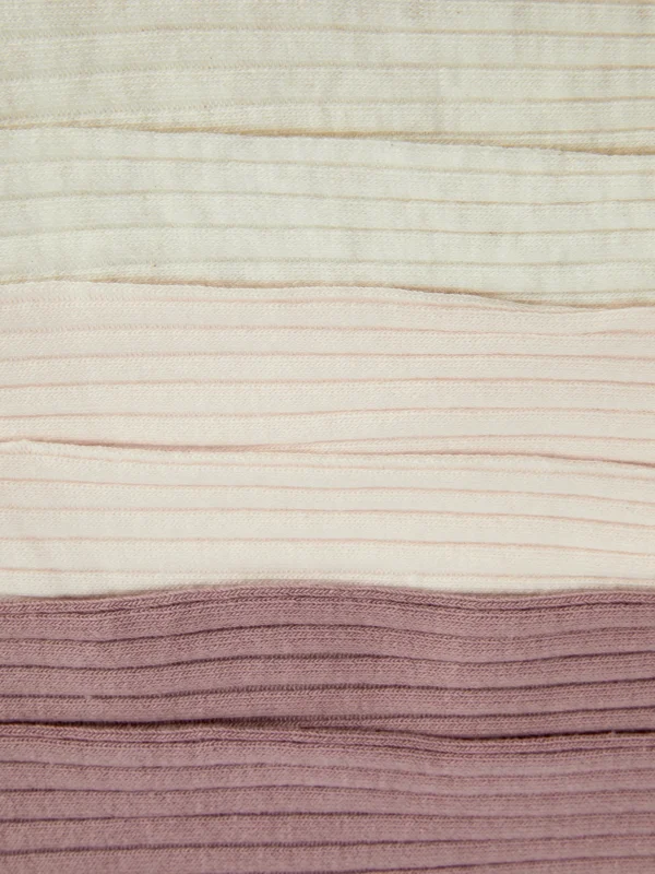 Lot De 3 collants Côtelés Variés