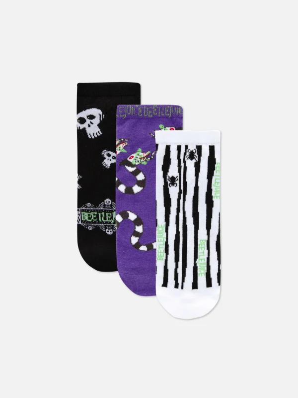 Lot De 3 paires De Chaussettes Basses Beetlejuice
