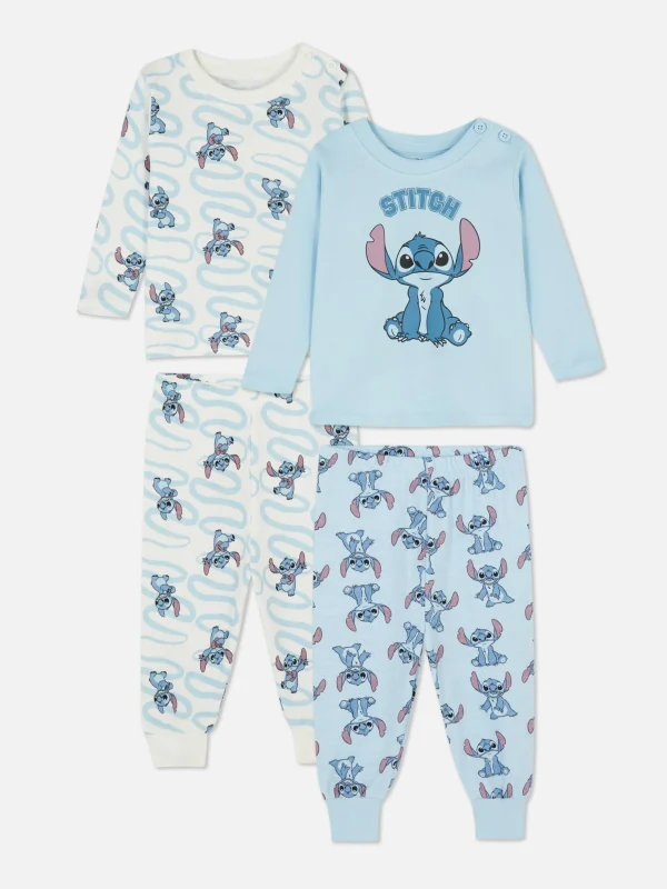 Lot De 2 pyjamas à Manches Longues Disney Lilo & Stitch