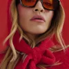 Lunettes De Soleil Teintées Rétro Rita Ora