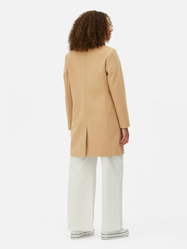 Manteau à Boutonnage Simple Classique