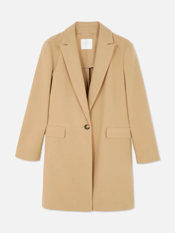 Manteau à Boutonnage Simple Classique