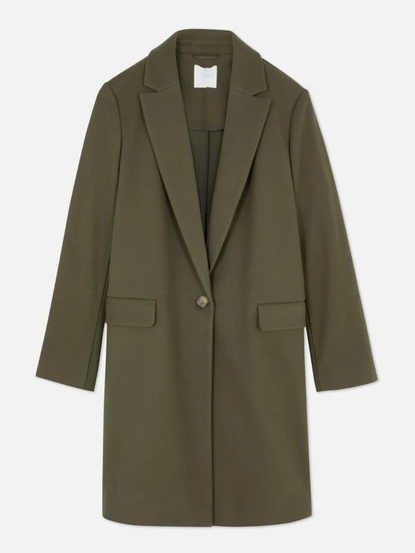 Manteau à Boutonnage Simple Classique