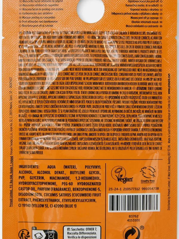 Masque Peel-off Au Concombre PS…