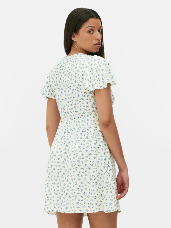 Mini Robe à Manches Courtes