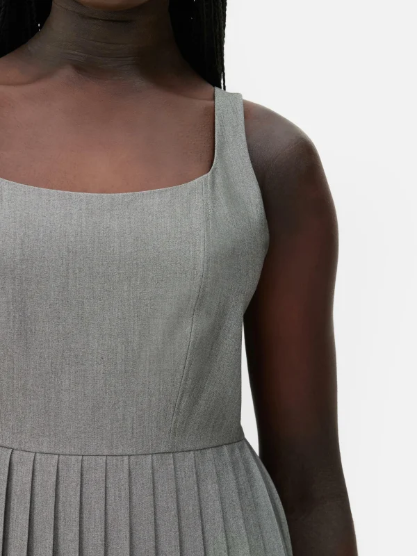 Mini Robe Patineuse Plissée Rita Ora