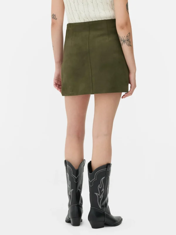 Mini-jupe En Suédine