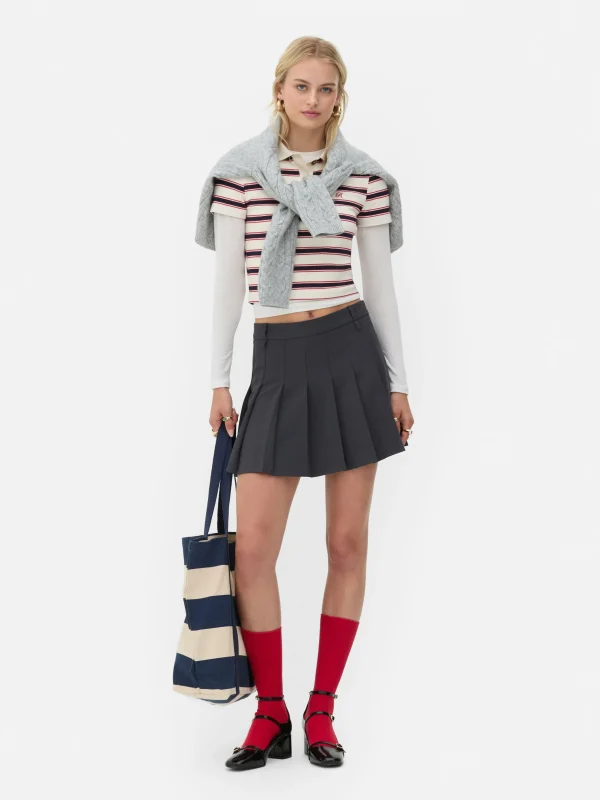 Mini-jupe Plissée Rita Ora