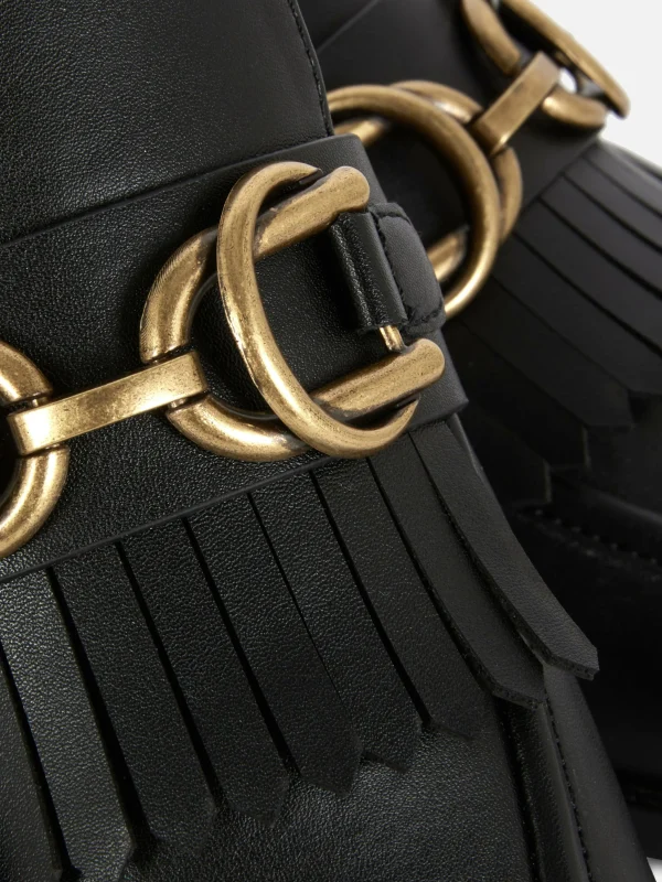 Mocassins à Boucle Et à Franges