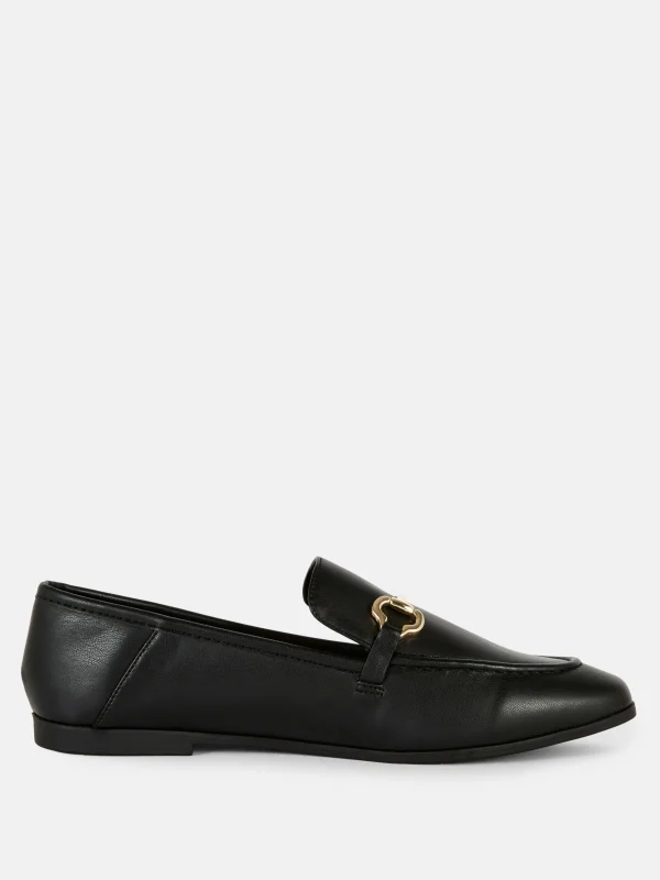 Mocassins En Simili Cuir Avec Boucle