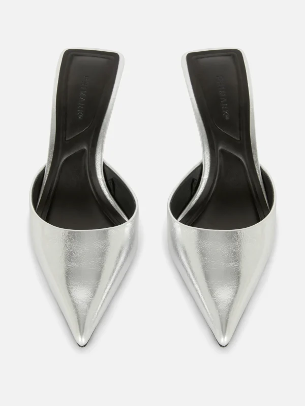 Mules à Talon Et Bout Pointu