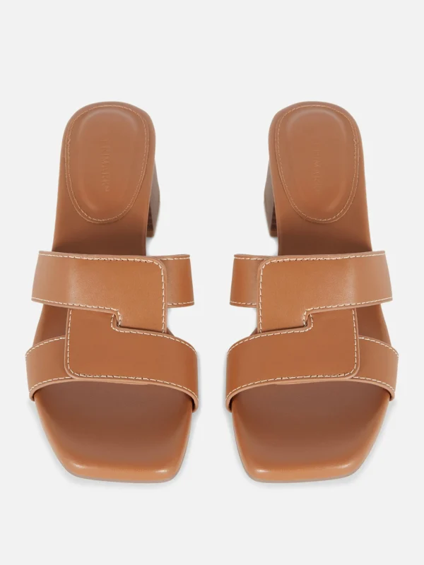 Mules à Talons Avec Bride à Maillon