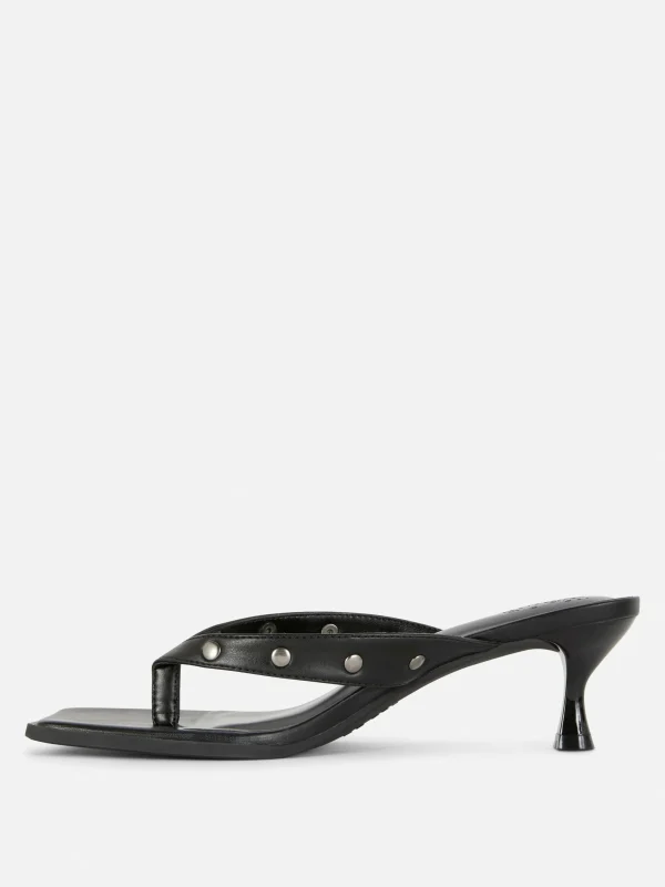 Mules Cloutées En Simili Cuir Rita Ora