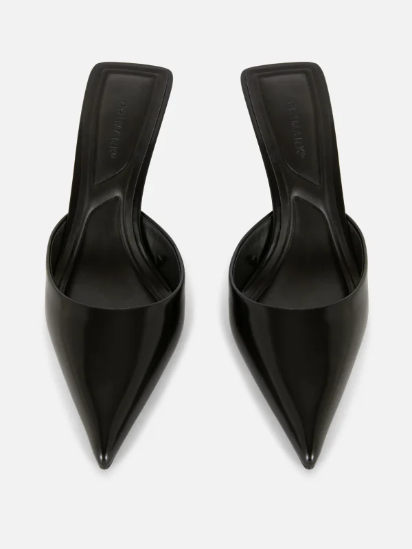 Mules Pointues à Petits Talons