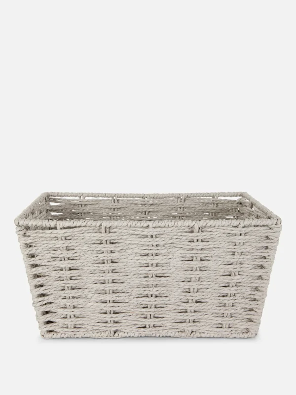 Panier De Rangement En Corde De Papier