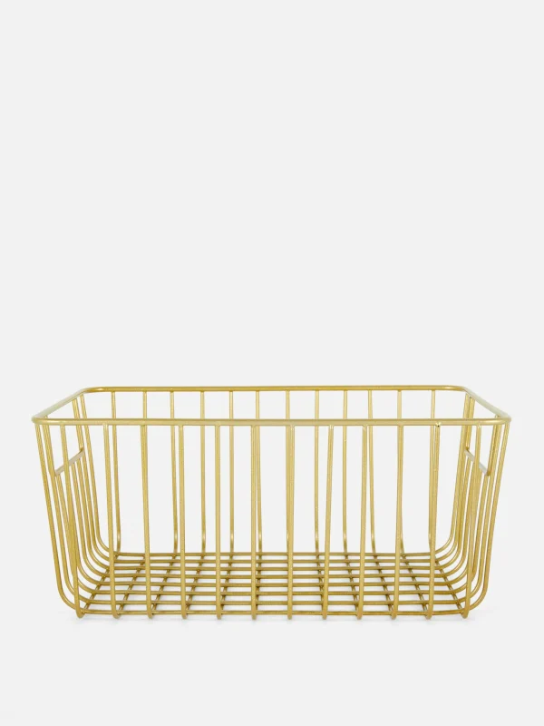 Panier De Rangement En Fil Métallisé