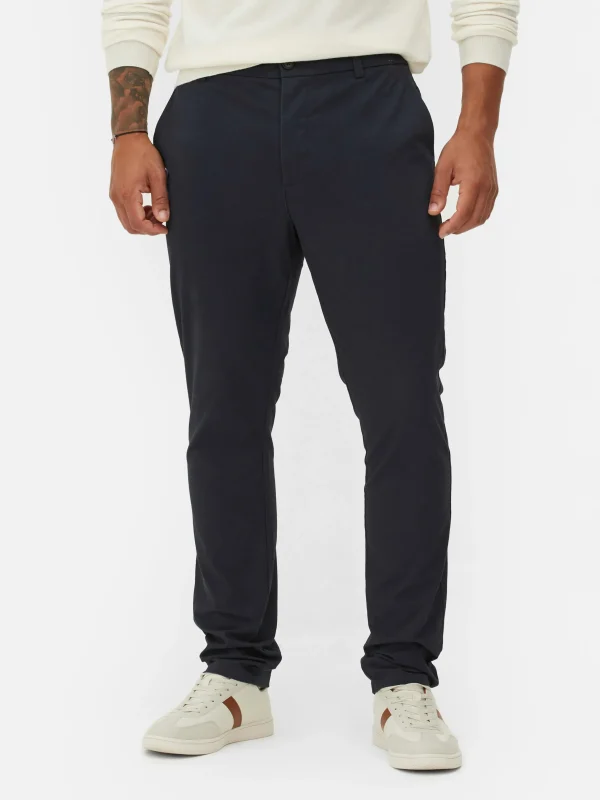 Pantalon Chino Stretch Coupe Slim