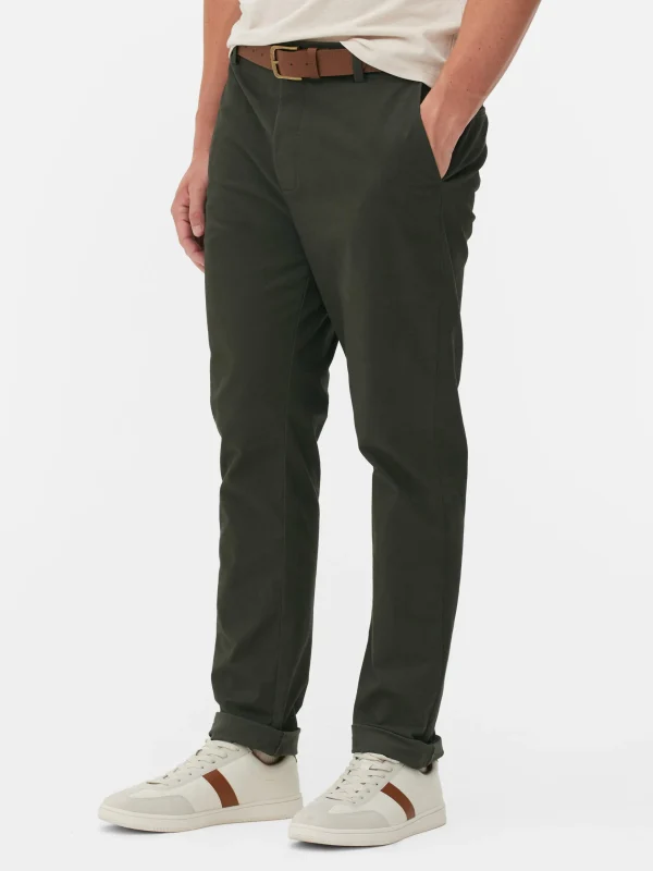 Pantalon Chino Stretch Coupe Slim