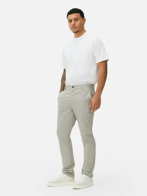 Pantalon Chino Stretch Coupe Slim