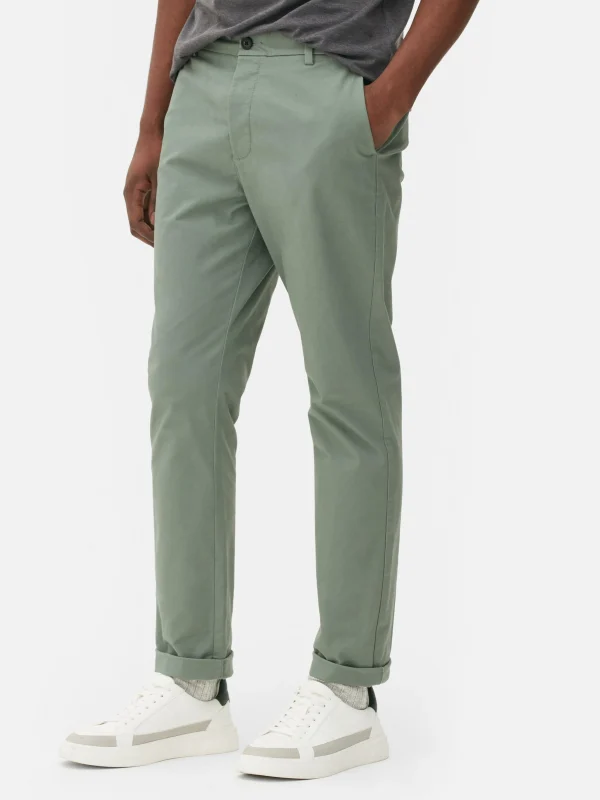 Pantalon Chino Stretch Coupe Slim
