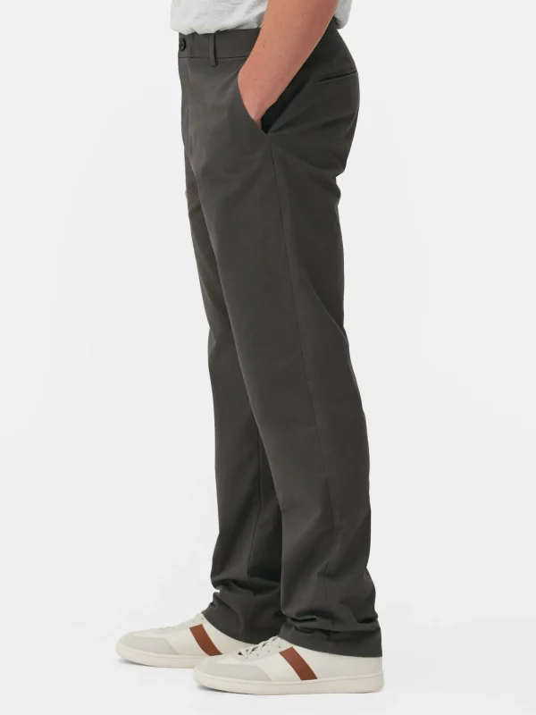 Pantalon Chino Stretch Coupe Droite