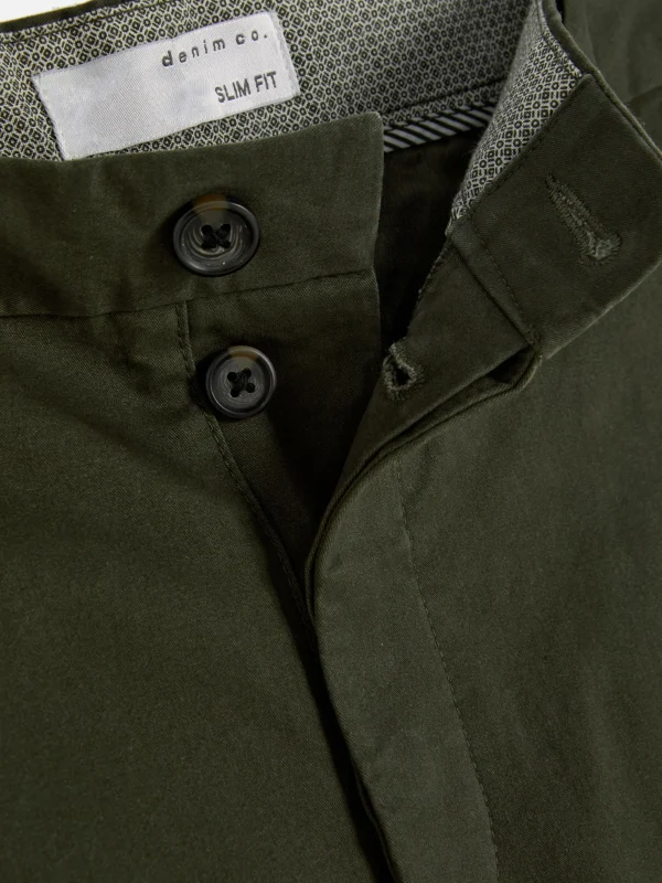 Pantalon Chino Stretch Coupe Slim