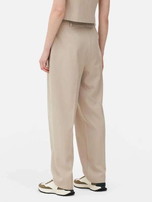 Pantalon Droit Ajusté à Coordonner