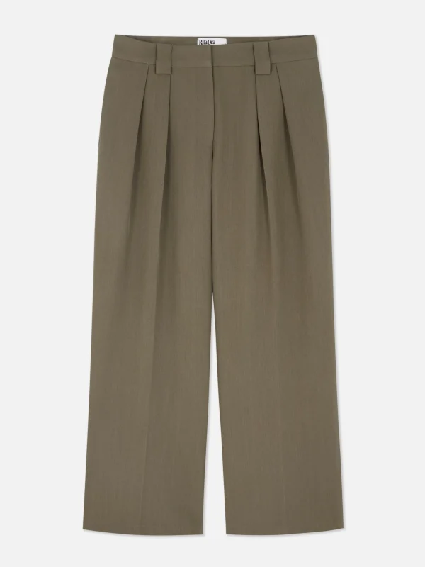 Pantalon Large Plissé Rita Ora