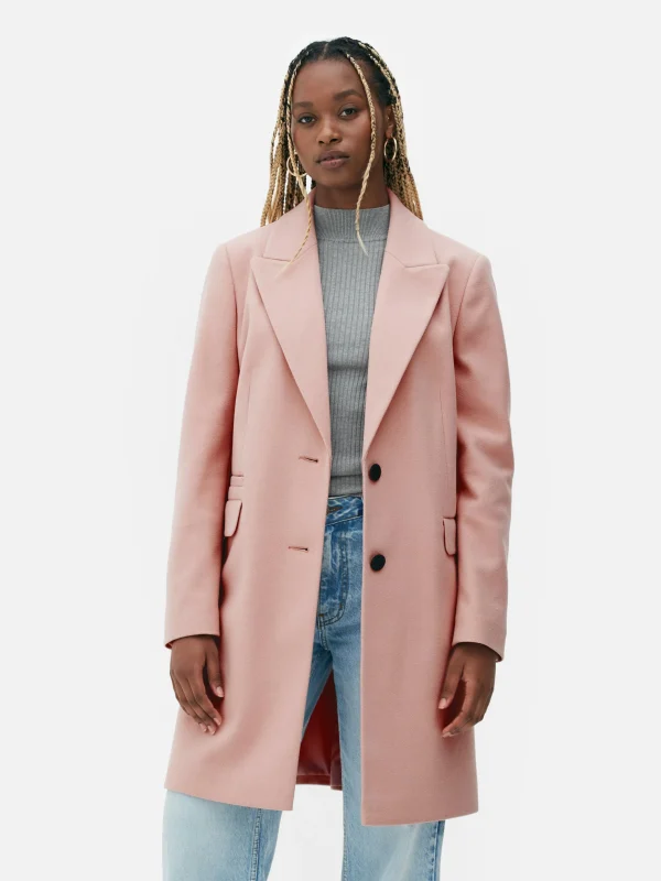 Pardessus à Boutonnage Simple